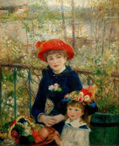 Die zwei Schwestern (auf der Terrasse) von Pierre Auguste Renoir