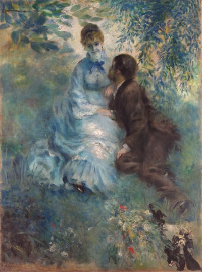 Liebesidyll, 1875 von Pierre Auguste Renoir