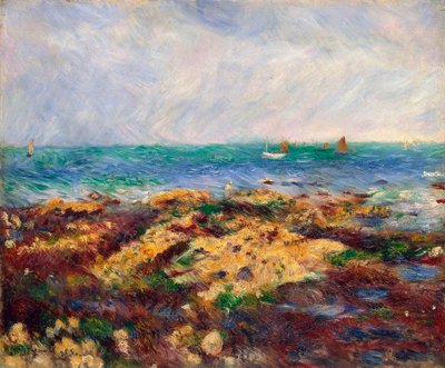 Ebbe in Yport, 1883 von Pierre Auguste Renoir