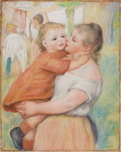 Mutter und Kind von Pierre Auguste Renoir