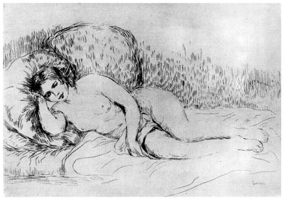 Akt, ca. 1860-1910, 1924 von Pierre Auguste Renoir