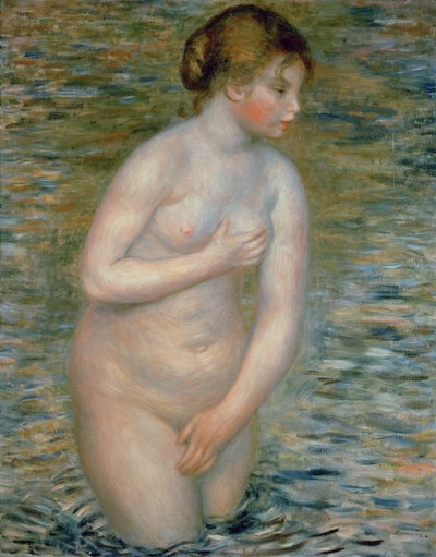 Akt im Wasser, 1888 von Pierre Auguste Renoir