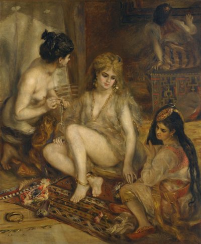 Pariserinnen im algerischen Kostüm Harem von Pierre Auguste Renoir