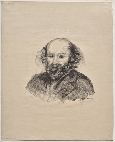 Paul Cézanne von Pierre Auguste Renoir