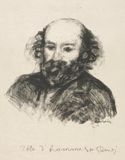 Paul Cézanne, ca. 1902 von Pierre Auguste Renoir