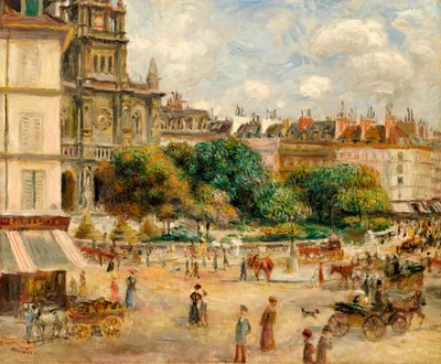 Place de la Trinité, 1893 von Pierre Auguste Renoir