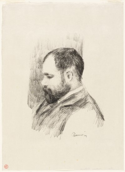 Porträt von Ambroise Vollard von Pierre Auguste Renoir