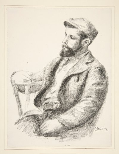 Porträt von Louis Valtat von Pierre Auguste Renoir