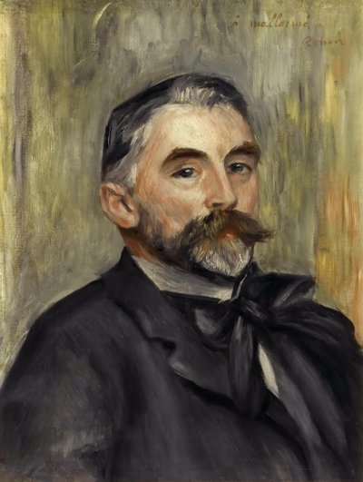 Porträt von Stéphane Mallarmé 1842-1898 von Pierre Auguste Renoir