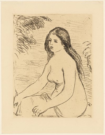 Sitzende nackte Frau von Pierre Auguste Renoir
