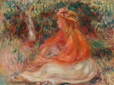 Sitzende Frau von Pierre Auguste Renoir