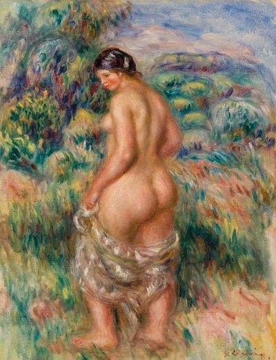 Stehende Badende von Pierre Auguste Renoir