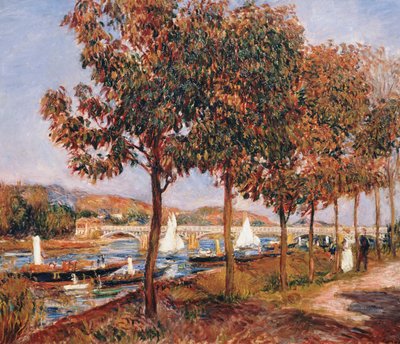 Die Brücke von Argenteuil von Pierre Auguste Renoir