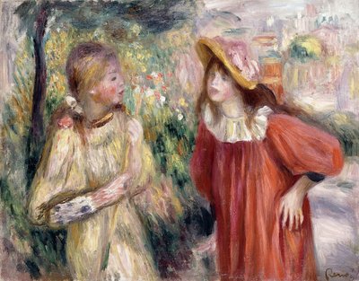 Das Gespräch von Pierre Auguste Renoir