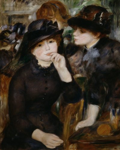 Zwei Mädchen in Schwarz, 1880-1882 von Pierre Auguste Renoir