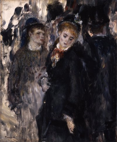 Junge Mädchen, 1877 von Pierre Auguste Renoir