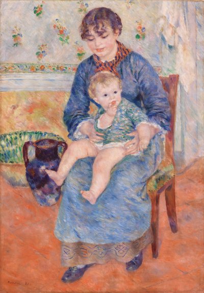 Junge Mutter von Pierre Auguste Renoir