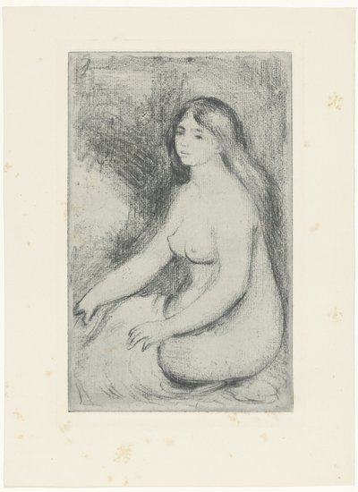 Sitzende nackte Frau von Pierre Auguste Renoir