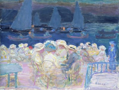 Abend im Freien von Pierre Bonnard