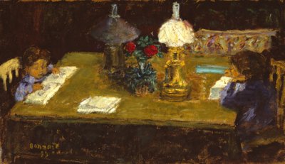 Innenraum: Die Terrasse Kinder von Pierre Bonnard