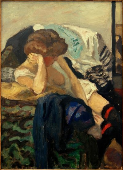 Die roten Strumpfbänder von Pierre Bonnard