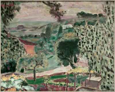 Landschaft von Le Cannet von Pierre Bonnard