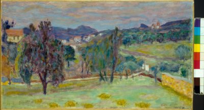 Violette Landschaft am Abend von Pierre Bonnard