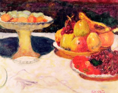 Stillleben mit Obstschale, 1933 von Pierre Bonnard