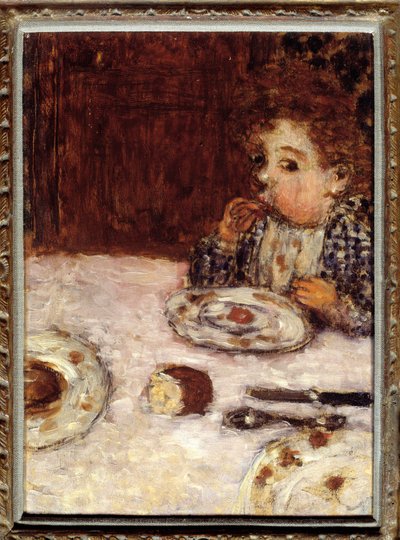 Das Kind, das zu Mittag aß von Pierre Bonnard