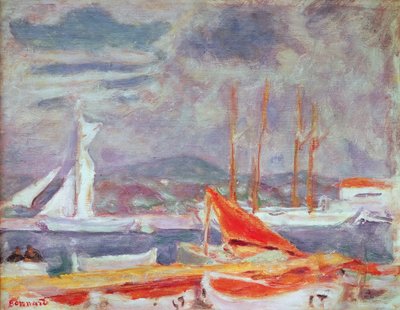 Der Hafen von St. Tropez, ca. 1914 von Pierre Bonnard