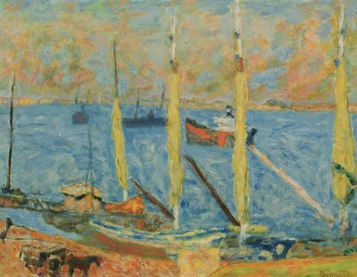 Der Hafen von St. Tropez, 1930 von Pierre Bonnard