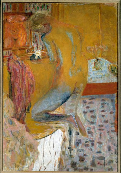 Frau bei ihrer Toilette von Pierre Bonnard