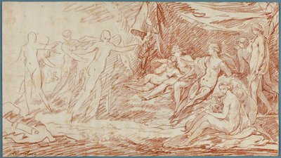 Das Bad der Diana von Pierre Charles Tremolieres