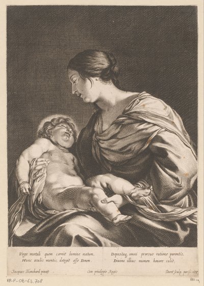 Maria mit Kind von Pierre Daret