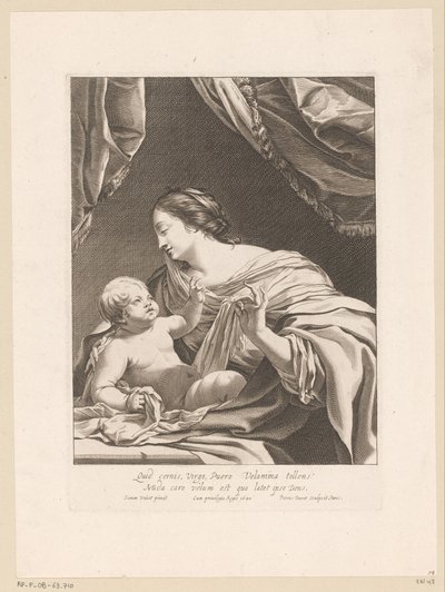 Maria mit Kind von Pierre Daret