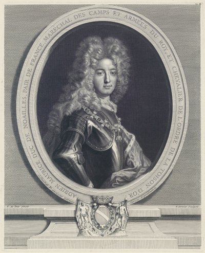 Adrien Maurice, Herzog von Noailles von Pierre Drevet