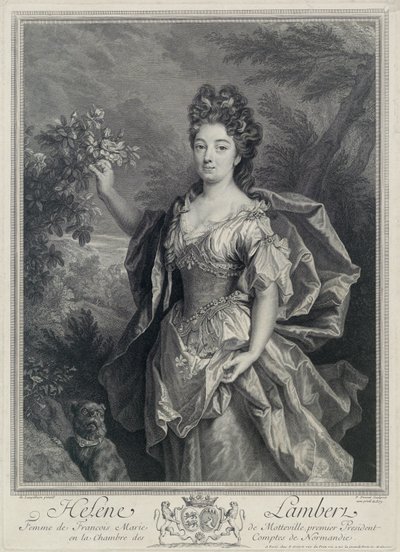 Helene de Motteville von Pierre Drevet