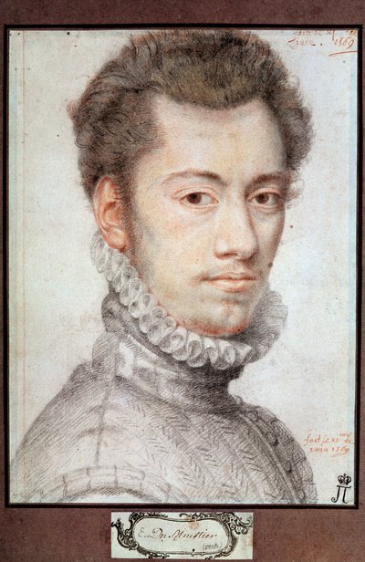 Porträt von Etienne Dumoustier, ca. 1570 von Pierre Dumonstier I