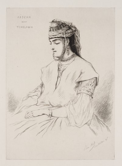 Aischa Bent Tchelabia von Pierre Edmond Alexandre Hedouin