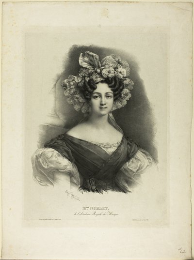 Mlle. Noblet von Pierre Louis Henri Grevedon