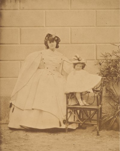 Die Mutter und der Ehemann, 1860er Jahre von Pierre Louis Pierson