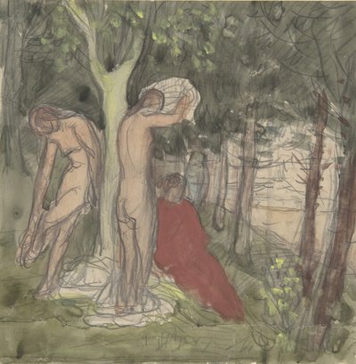 Badegäste, 19. Jahrhundert von Pierre Puvis de Chavannes
