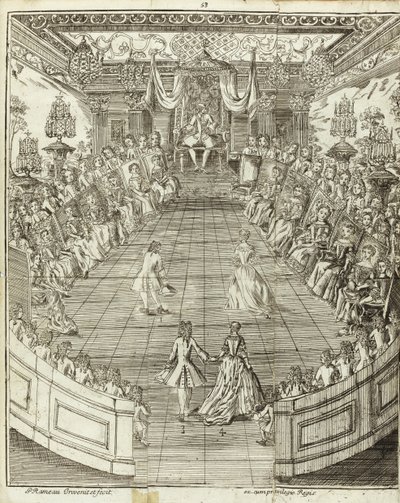 Illustration aus Le Maître à danser von Pierre Rameau