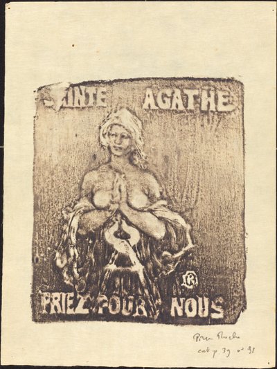 Heilige Agathe von Pierre Roche
