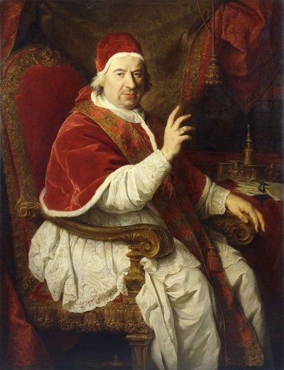 Porträt von Papst Benedikt XIV. von Pierre Subleyras