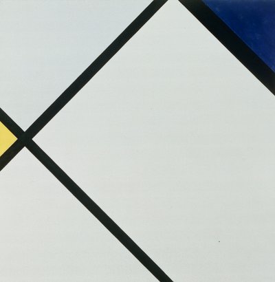 Komposition Nr. 1 von Piet Mondrian