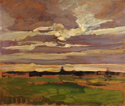 Mondlandschaft von Piet Mondrian