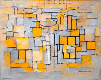 Gemälde Nr. 8 von Piet Mondrian