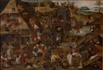 Flämische Sprichwörter von Pieter Brueghel the Younger