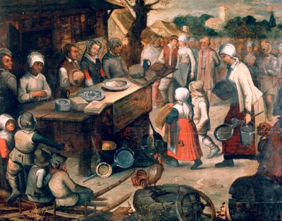 Die Geschenkübergabe von Pieter Brueghel the Younger